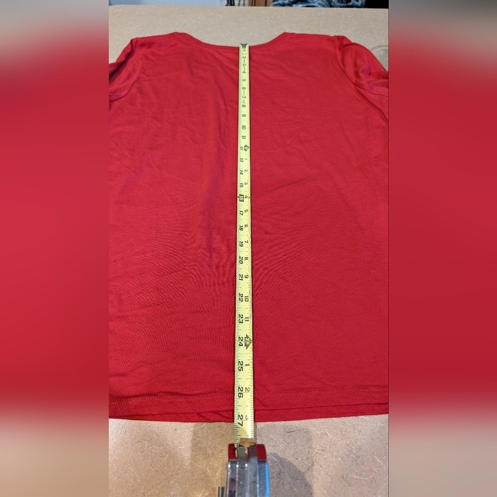 NEW Torrid Long Sleeve Marvel Iron Man Helmet Tunic Tee- Jester Red 2X - Picture 9 of 9